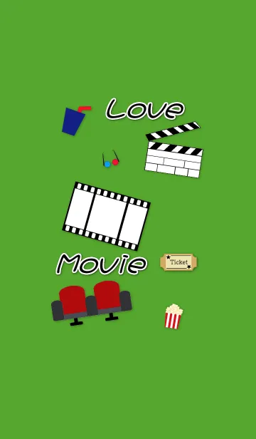 [LINE着せ替え] Love Movie.の画像1