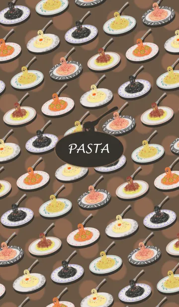 [LINE着せ替え] 6 types of pastaの画像1