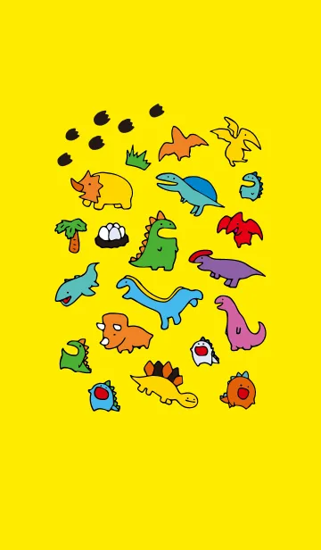 [LINE着せ替え] POP DINOSAURの画像1