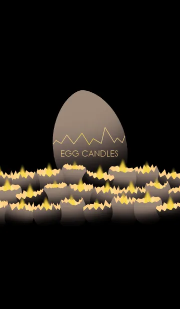 [LINE着せ替え] EGG CANDLESの画像1