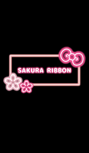 トークが見やすい♡桜リボン 2の着せ替えメイン画像