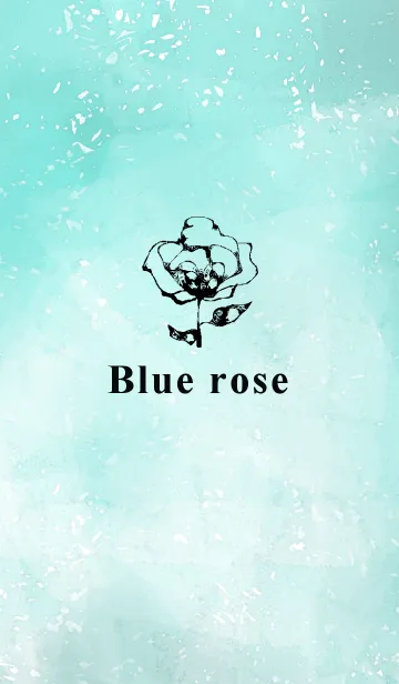 [LINE着せ替え] 青い薔薇着せかえの画像1