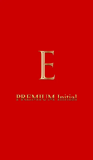 [LINE着せ替え] PREMIUM Initial Eの画像1