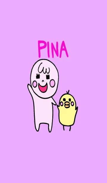 [LINE着せ替え] ぴなちゃんの画像1