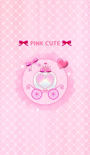 [LINE着せ替え] レースで可愛い PINK CUTE♪の画像1