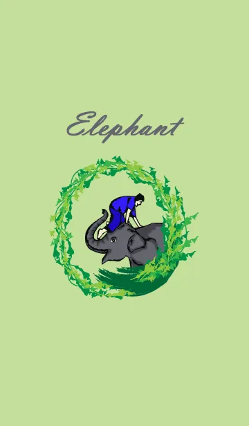 [LINE着せ替え] 大きな象の画像1