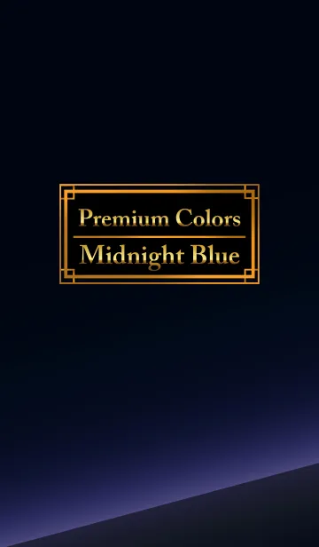[LINE着せ替え] Premium Colors Midnight Blueの画像1