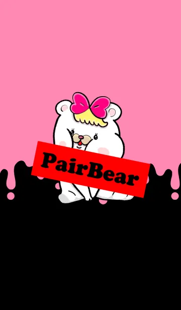 [LINE着せ替え] Motto PairBear Girlの画像1