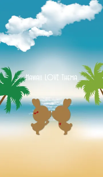 [LINE着せ替え] Hawaii LOVE Thema.の画像1