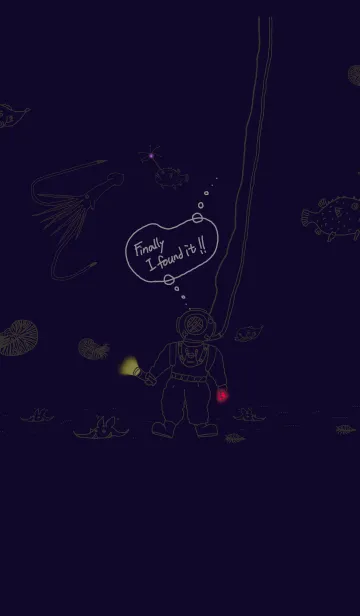 [LINE着せ替え] Finally I found it！！の画像1