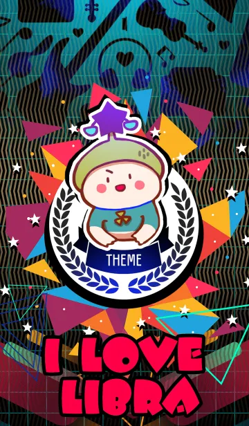 [LINE着せ替え] I love Libraの画像1