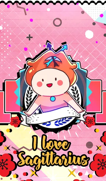 [LINE着せ替え] I love Sagittariusの画像1