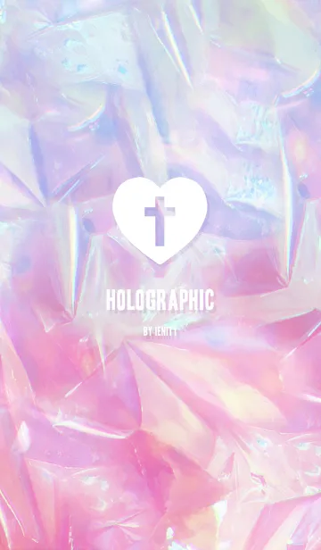 [LINE着せ替え] Holographic - Pink x Purple -の画像1
