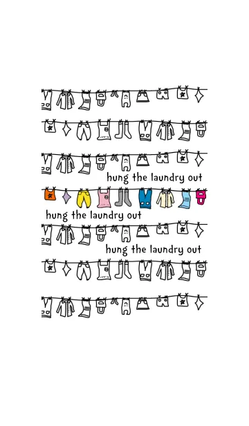 [LINE着せ替え] Happy laundry Theme***の画像1