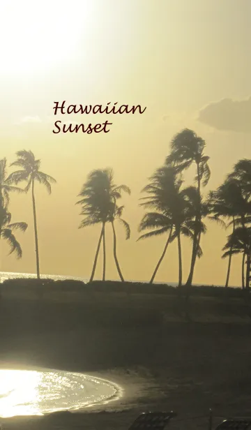 [LINE着せ替え] Hawaiian Sunset3の画像1