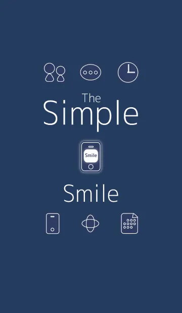 [LINE着せ替え] The Simple - Smileの画像1