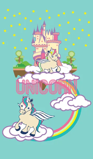 [LINE着せ替え] Castle The Kingdom Of Unicornの画像1