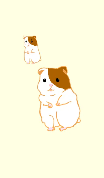 太りがちなハムスターのLINE着せ替え