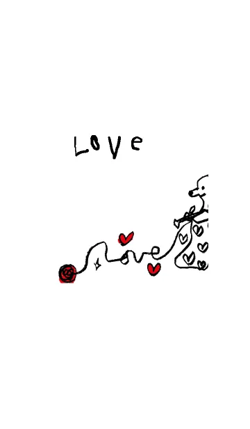 [LINE着せ替え] love01の画像1
