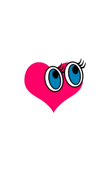 [LINE着せ替え] cute eyes heart***の画像1
