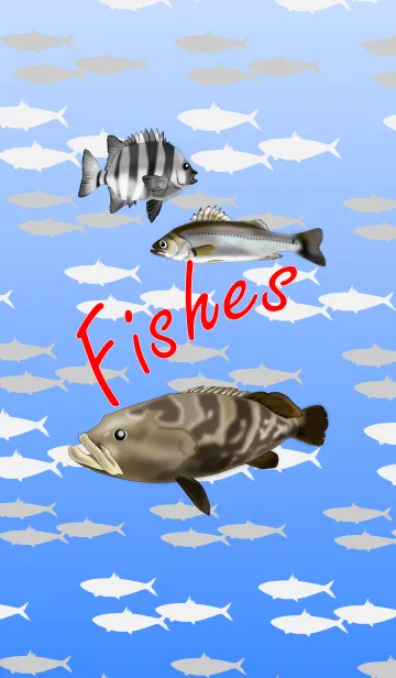 色々な魚たちパート2の着せ替えメイン画像