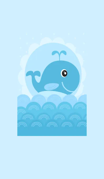 ハッピーベイビークジラの着せ替えメイン画像