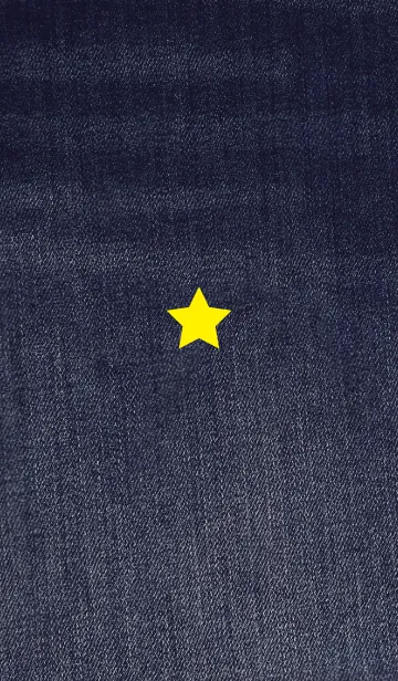 [LINE着せ替え] デニム-星-の画像1