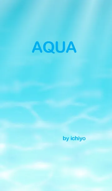 [LINE着せ替え] AQUA by ichiyoの画像1