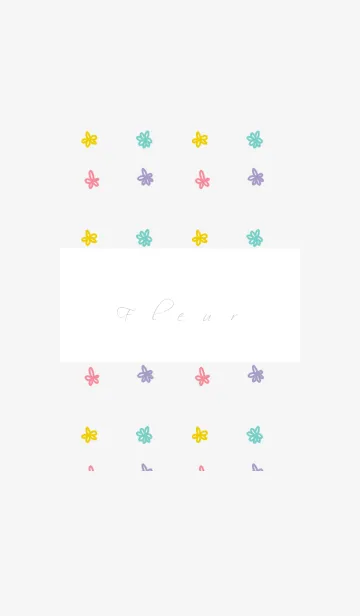 [LINE着せ替え] 小花柄の画像1