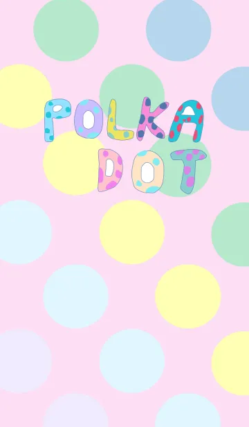 [LINE着せ替え] みずたま～POLKA DOT～の画像1