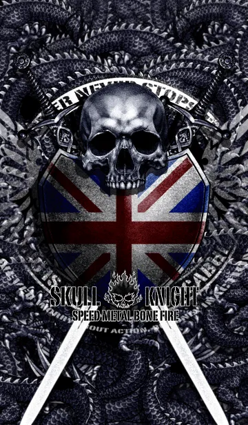 [LINE着せ替え] スカルナイト ユニオンジャックバージョンの画像1