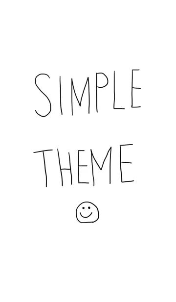 [LINE着せ替え] シンプル着せ替え＋にこの画像1