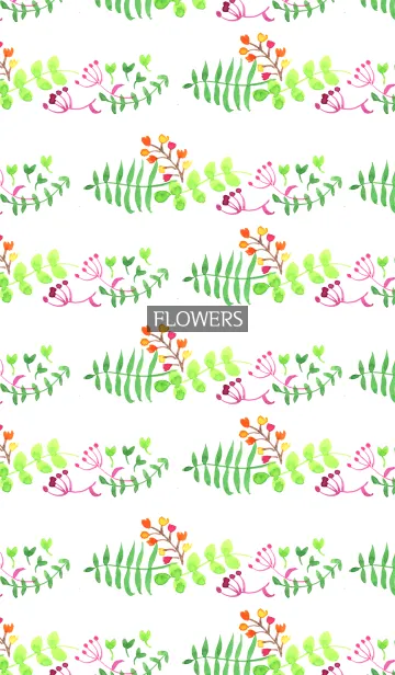 [LINE着せ替え] water color flowers_136の画像1