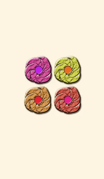 [LINE着せ替え] Rose cookie Themeの画像1