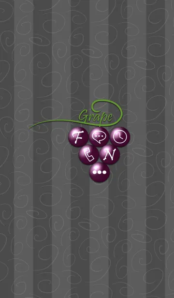 [LINE着せ替え] Fresh grapesの画像1