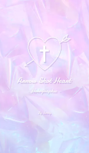 [LINE着せ替え] Arrow Shot Heart - Holographic -の画像1