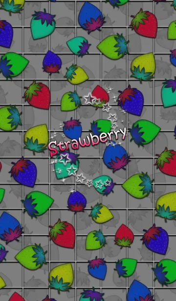 Pop strawberry patternの着せ替えメイン画像
