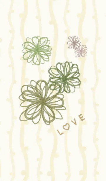[LINE着せ替え] 花LOVE19-水彩画-の画像1