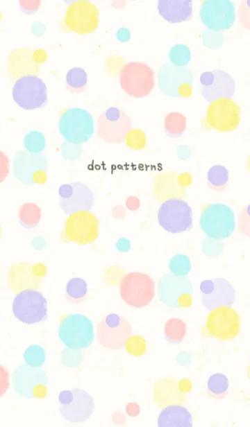 [LINE着せ替え] ドット25-水彩画-の画像1