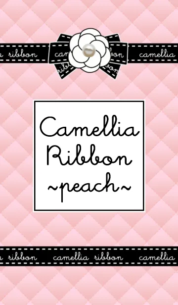 大人カワイイ♡Camellia Ribbon -peach-の着せ替えメイン画像