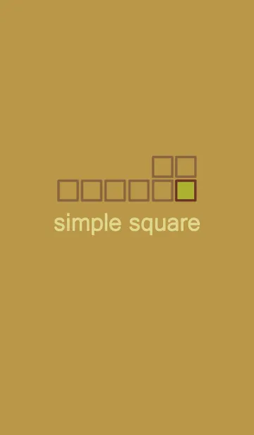 [LINE着せ替え] シンプル-Squareの画像1