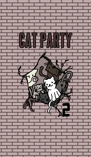[LINE着せ替え] catparty2の画像1