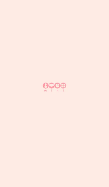 [LINE着せ替え] ミニ ピンク2の画像1