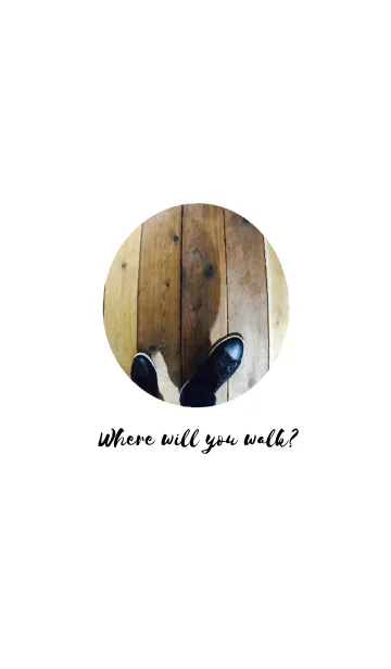 [LINE着せ替え] Where will you walk？の画像1