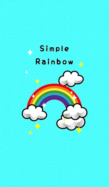 [LINE着せ替え] simple rainbow.の画像1