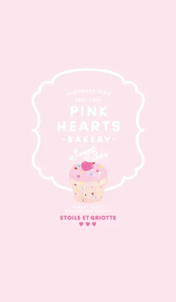 [LINE着せ替え] PINK HEARTS BAKERYの画像1