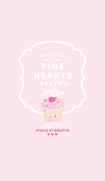PINK HEARTS BAKERYのLINE着せ替え