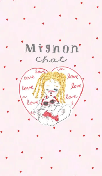 [LINE着せ替え] Mignon chat ！の画像1