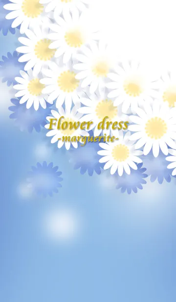 [LINE着せ替え] Flower dress -マーガレット-の画像1