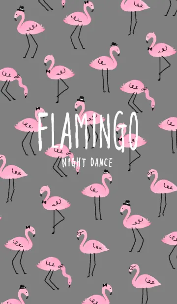 [LINE着せ替え] Happy Flamingo -Night Dance-の画像1